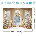7x5ft Christmas Photography Backdrop White Christma Window Backdrops Xmas Hol   