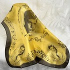 Rare  1950s Johnny Ray Cry Silk Handkerchief 17    Hanky Scarf Bandana