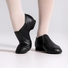 Unisex 006 Pu Leather Upper Slip-on Jazz Shoe For Women And Men s Dance