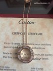Gift 18k Yellow Goldcarterlove Pendant With Diamonds