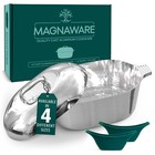 Magnaware Quality Cast Aluminum Oval Dutch Oven - 8 Qt 13   like Magnalite 