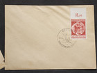 Ww2 Wwii German Postal Lot Feldpost Letters Cover W Adolf Hitler Birthday Stamp