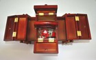 1919   1940 Singer Model 20 Child s Sewing Machines   Wood Sewing Box And Clamp