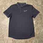 Nike Court Polo Shirt Mens Large Grey Camo Trim Australian Open Nadal Bv0780