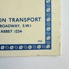 Vintage 1965 London Underground Tube Map Diagram Of Lines Station Index Garbutt
