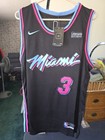 Nwt Miami Heat Dwayne Wade  3 Vice City Jersey Size 50