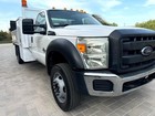 2012 Ford F-550 12 Ft Flatbed With Tool Boxes  Lift Gate