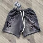 Hell Studios Star Shorts Fashion Style Casual Sports Men Women Washing Shorts