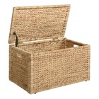 Ehemco Water Hyacinth Storage Trunk  30 x17 5 x17 5   Natural  collectible  5668