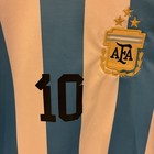 Argentina Lionel Messi  10 Soccer Jersey Boys Size 26 Youth Large White Blue