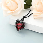 Cremation Jewelry Rose Flower Heart Urn Necklaces For Ashes For Women Memorial H