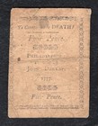 April 10  1777 4d Four Pence Pennsylvania Colonial Currency Note