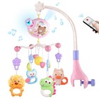 Baby Crib Mobile With Music And Lights  Nursery Musical Mobile For Bassinets