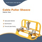 Cable Puller Sheave cable Feeding Sheave Cable Pulley For Large-scale Laying