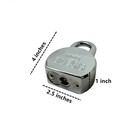 12 Pack Heavy Duty Short  Lock Steel Maximum Protection Padlock With 3keys