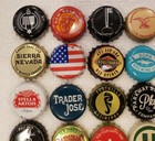 25 Unique Microbrew Beer Bottle Cap Top Lot - All Different - Some Rare Htf  1 