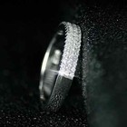 Gorgeous Cubic Zircon Ring Wedding Women 925 Silver Plated Jewelry Sz 6-10