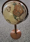 Vintage Replogle World Globe Mid Century Classic Series Floor Stand 32  Tall
