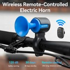 Rockbros Bicycle Electric Horn 100db Rainproof Wireless Remote Control Bike Bell