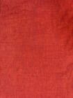 100  Linen Fabric Yarn Dyed Two-tone Red orange Medium Weight 4 5 Oz By The Yard