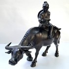 Finely Sculpted   Detailed Vintage Chinese Bronze Group