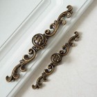 Mfys Antique Brass Cabinet Pull Knob Vintage Drawer Pull Handle Dresser Knob
