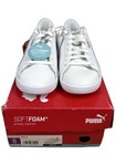 Puma Vikky V2 Women s Casual Shoes Sneakers White Leather Size 8 New - Soft Foam