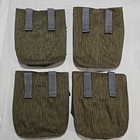 Set Of 4 East German Tear Drop Pouches
