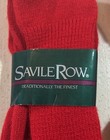 Vtg Savile Row 2 Pairs Red Orlon Acrylic Mens Socks Size 10-13 Style 514 Usa Nos