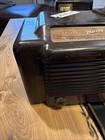 Vintage Trav Ler Travler Tube Radio Model 5015 Brown Bakelite Case 1950s