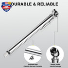 Tire Pressure Gauge 2-pack  10-75 Psi  Durable Stainless Steel   Easy Storage 