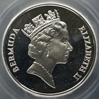 1987 Sm Bermuda  25 Dollars 1 Oz Palladium Sea Venture Pr 68 Cameo Icg Pf68