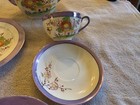 Antique Takito Tt Japan 15pc Lusterware Tea Set Purple Hand Painted 1930s Bx7