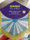 3 Piece Paint-your-own Hexagon Canvas Kit - Mondo Llama