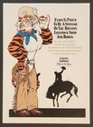 Vintage 1990s Exxon   Houston Rodeo Color Advertising Print - 8  X 11  Excellent