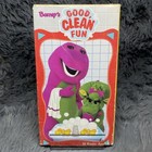 Barney   Friends Good Clean Fun Vhs Tape 1998 Video Pbs Kids Rare Cartoon Film