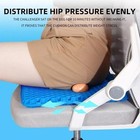 Honeycomb Gel Seat Cushion Blue - Cooling Orthopedic Pressure Relief Pad