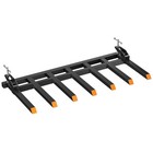Clamp On Debris Forks For 68 In Bucket 7 Prong Design W dual Nut System tractor