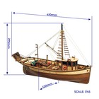 Occre 12000 Palamos Boat Model Ship Kit Wooden Model Ships
