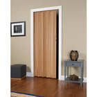 Via 36 x80  Oak Vinyl Accordion Door W  Hardware Folding Room Divider