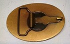 Vintage Firestone Tires Accu Ride Belt Buckle Ex Cond