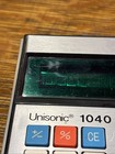 Vintage Unisonic 1040 Calculator Green Lcd Display - Tested And Working