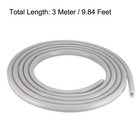 T-slot Mount Window Weatherstrip Seal 9mm Bulb For 5mm Slot 3 Meters 9 8ft Gray