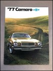 1977 Chevrolet Camaro Vintage Car Sales Brochure Catalog Set