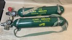 2x Scott Aviation Oxygen Tanks With Straps Mask And Oxygen Demand Regulator