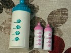 Furreal Friends Luv Cubs Replacement Baby Bottle White W  Pink Top 2   -5     Set