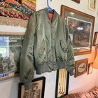 Vintage 1968 Rare Air Force Usaf Flight Ma1 Reversible Bomber Jacket Med G2u