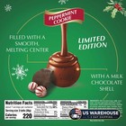 Lindt Lindor Peppermint Cookie Milk Chocolate Candy Truffles  8 5 Oz  Bag