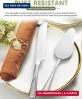 2-piece Premium Cake Cutting Set  Exquisite Knife And Server With Serrated Desig