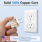  4-pack  Eu Euro Europe To Us Usa Power Jack Wall Plug Converter Travel Adapter